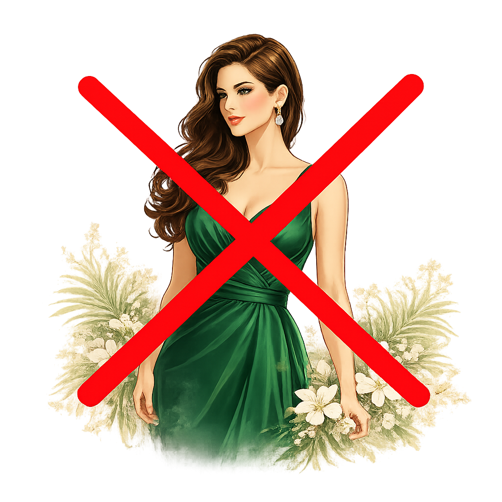 NO VESTIDO VERDE